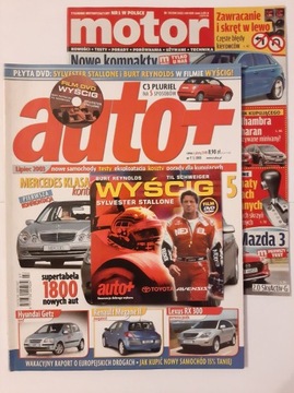 Auto+ plus 5/2003 Motor 4/2019 Wyścig DVD