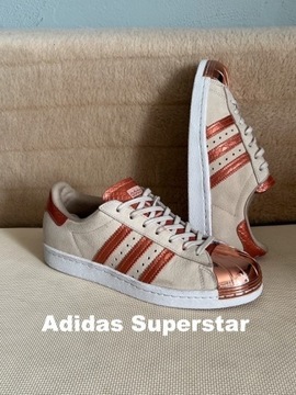 Adidas Superstar 80 S metalic sneakersy damskie 37