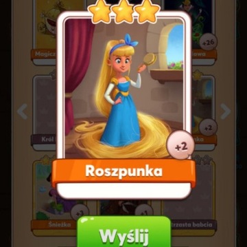 Roszpunka Coin Master karta