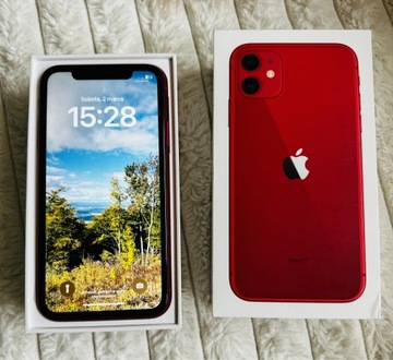 iPhone 11 64 GB Czerwony 