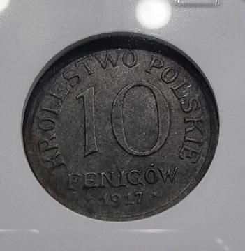 10 fenigów 1917 Królestwo Polskie