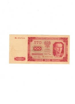 100 ZŁOTYCH 1948 SER.BL