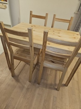 Stół z krzesłami Ingo Ivar IKEA 