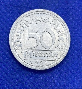 Niemcy - 50 pfennig 1922 A