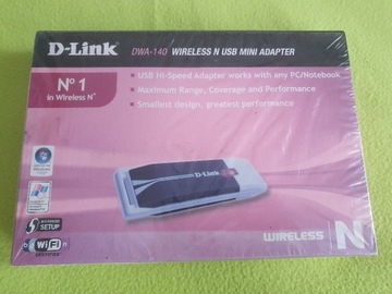 Karta WiFi USB - D-Link DWA-140 N