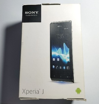 Pudełko po telefonie SONY XPERIA J