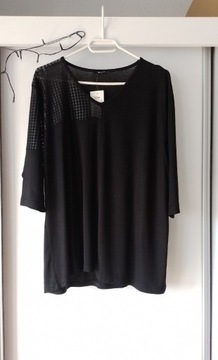 Nowa czarna bluzka damska wiskoza rozm.XL