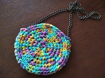 Okrągła torebka ze sznurka Yarn Art