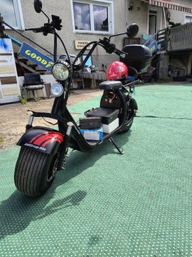 Skuter elektryczny AMG Group Bike 1,5 KW dwuosobowy Motorower