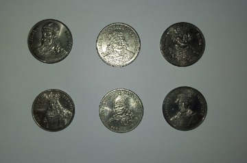 Zestaw monet Poczet Królów Polskich