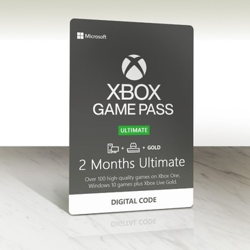 Xbox game pass 60 dni Klucz