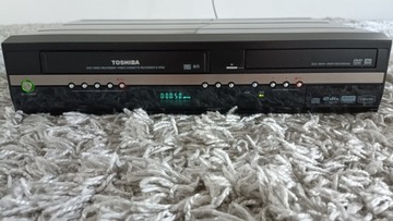 Nagrywarka Magnetowid Video Wideo VHS DVD TOSHIBA D-VR52 HiFi 6głowic