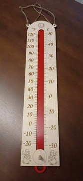 Termometr edukacyjny celsjusze fahrenheity 57x13cm