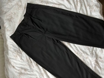 Spodnie garniturowe odświętne czarne Bhs