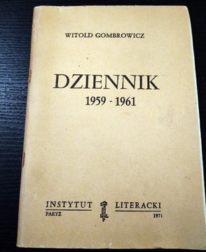 Witold Gombrowicz. Dziennik 1959-1961.