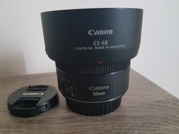 Canon EF 50mm f/1.8 STM Osłona ES-68