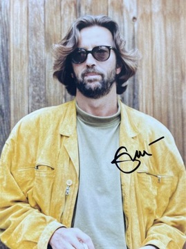 ERIC CLAPTON - oryginalny autograf + certyfikat