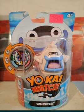 Nowa Yo-Kai Watch figurka Whisper plus medal