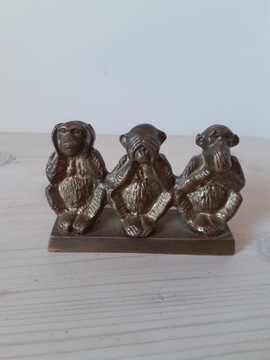 Figurka trzy małpki