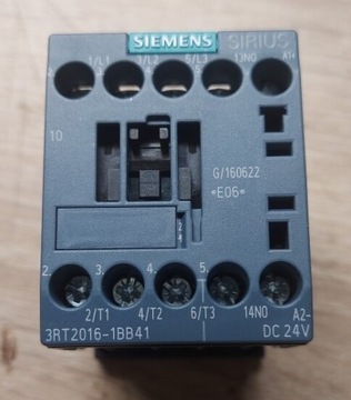 Stycznik mocy Siemens SIRIUS 3RT2016-1BB41