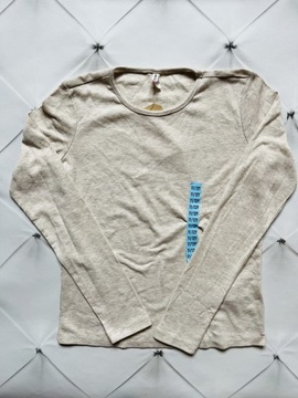 Koszulka bluzka basic beżowa DeFacto
