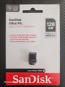 Pendrive SanDisk Ultra Fit USB 3.1 128GB