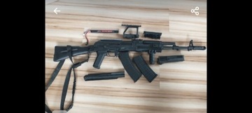 Replika ASG AK 74 Boyi full tuning 430 FPS Zestaw
