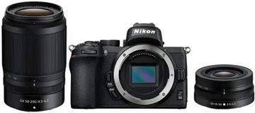 Nikon z50 + Nikkor: Z DX 16-50 mm, Z DX 50-250 mm