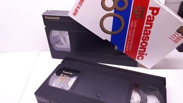 Kaseta VHS Panasonic 180 min HD nowe i raz nagrane