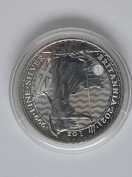 1 oz srebra BRITANNIA 2021