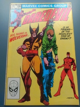 Daredevil #196 (Marvel 1983) Wolverine!