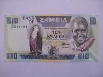 Zambia - 10 Kwacha - 1980-88 - P26e- St.1