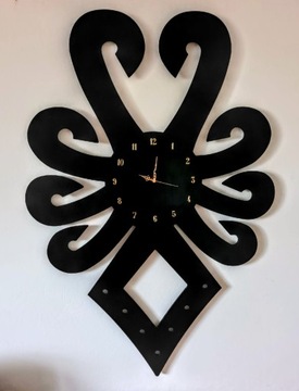 Zegar góralski Parzenica 60/40 cm  czarny 
