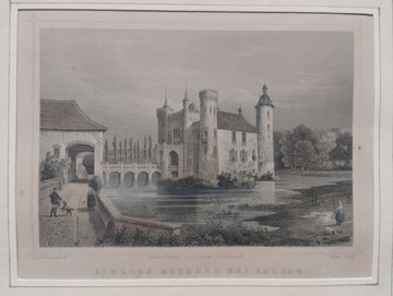 "Schloss Moyland bei Calcar" litografia