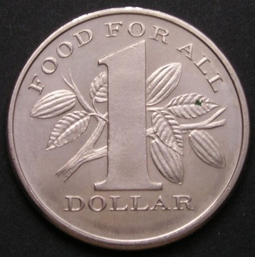 Trinidad i Tobago 1 dolar 1969 - stan 1/2