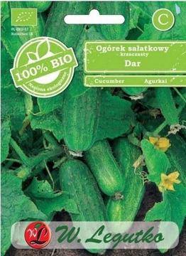 BIO OGÓREK SAŁATKOWY DAR  Cucumis sativus 2g