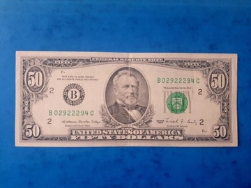 50 dolarów - 1988 rok. B - New York