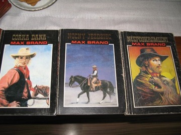 MAX BRAND trzy książki