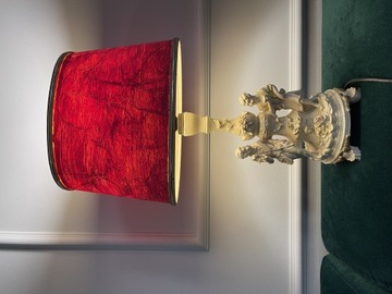 Lampa lampka alabaster figuralna figura