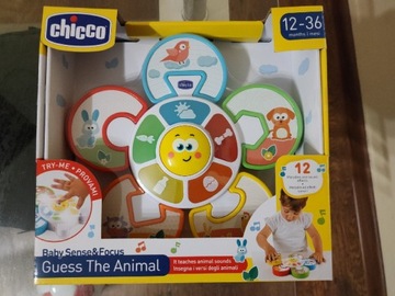 Chicco Elektroniczna zabawka zgadnij zwierzę 12-36