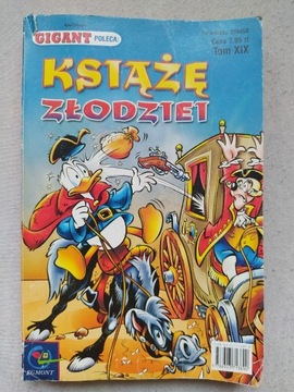 KOMIKS KACZOR DONALD KSIĄŻĘ ZŁODZIEI BDB POLSKI 