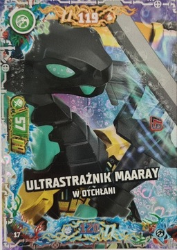 KARTA  NR 17 ultra  LEGO NINJAGO seria 7 SEABOUND