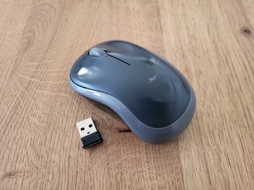 Mysz bezprzewodowa - Logitech - M185 - szara