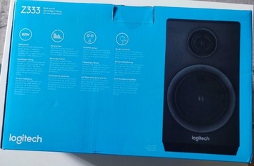 Głośniki 2.1 Logitech Z333 80 W czarny Nowe