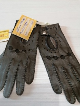 Nowe rękawiczki skórzane vintage 1985 r Renifer