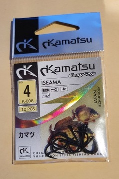 Haczyk KAMATSU ISEAMA E GRIP K-006 rozm.4 10szt