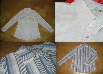 M/L 40-42 ubrania ciążowe 2x bluzka ciążowa biała