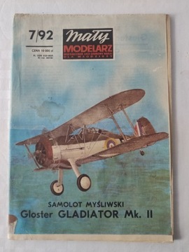 Mały modelarz Gloster Gladiator 7/1992 7/92