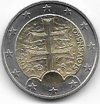 SLOVENSKO 2 EURO 2011 ROK OBIEGOWE.