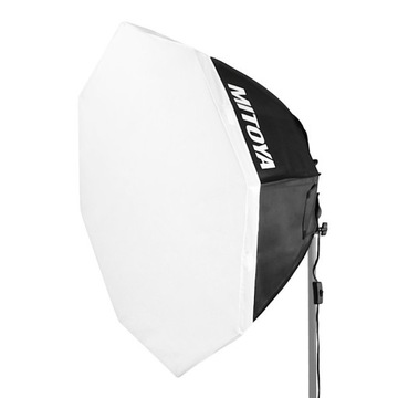 SOFTBOX OCTAGON 80CM MITOYA+STATYW+ŻARÓWKI